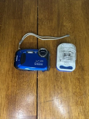 Fujifilm Waterproof FinePix X Series XP70 16.4MP Digital Camera WiFi - Blue - Image 1 of 4