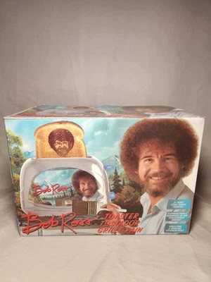 Tostadora facial Bob Ross tostadora de 2 rebanadas gris NUEVA "Regalo elefante blanco" Foto 1 de 4