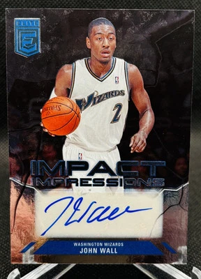 2023 - 24 Donruss Elite Impact Impressions John Wall #II-JWA 签名 — 第 1/2 张图片