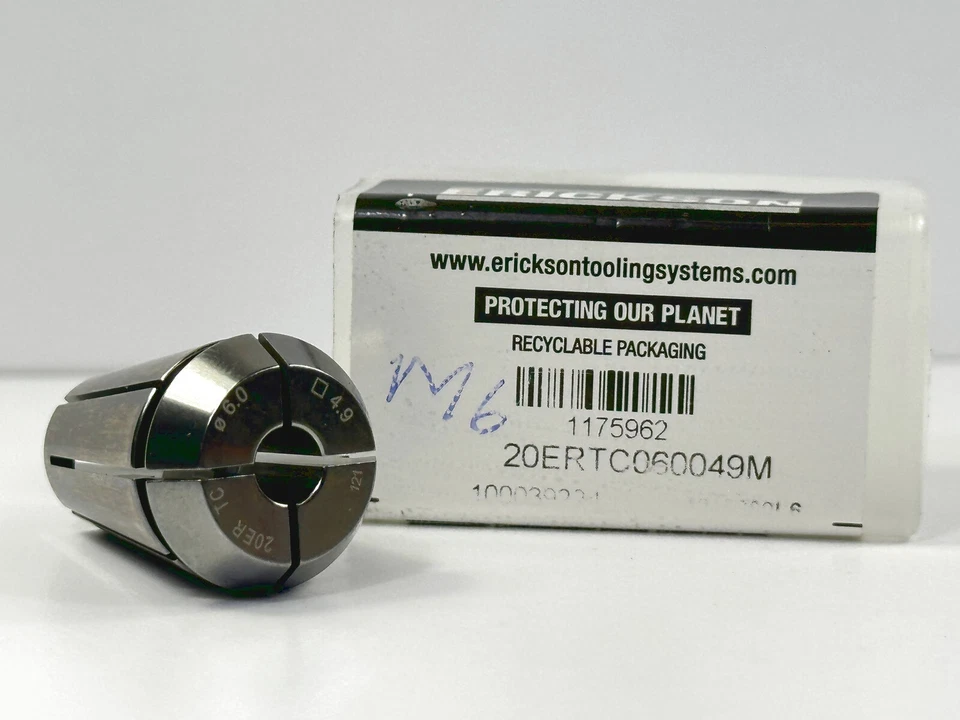 Kennametal ERICKSON 20ERTC060049M ER20 6mm New Collet 1175962 1pc - Image 1 of 2