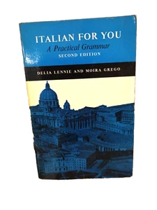 Italian For You Practical Grammar 2nd edition by Delia Lennie paperback language - Picture 1 of 8
