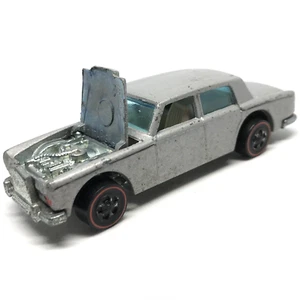 Hot Wheels Redline Rolls-Royce Silver Shadow 1969/1970 Gray Made In Hong Kong - Picture 1 of 11