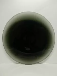 VINTAGE SMOKEY GLASS VASE MID CENTURY PLATE ENCASED BLUE CENTRE WHITEFRIARS - Picture 1 of 9