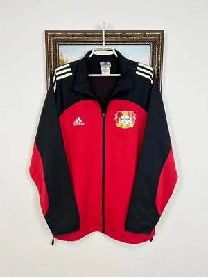 Vintage 90's Adidas Bayer 04 Leverkusen Football Jacket Soccer Track Top Mens M - Image 1 of 4