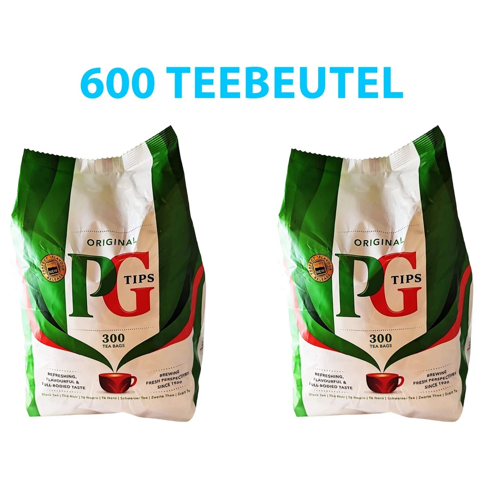 Schwarzer Tee PG Tips 2er Pack 600 Teebeutel Schwarztee - Bild 1 von 1