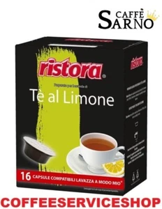 128 CAPSULE TÈ AL LIMONE COMPATIBILI LAVAZZA A MODO MIO -RISTORA- - Foto 1 di 3