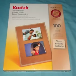 sealed = Kodak Gloss Instant Dry Photo Paper 100 Sheets 8.5 x 11 820 9017 - Picture 1 of 7