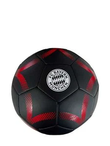 FC Bayern München Ball größe 5 Fußball schwarz/rot Verein Bundesliga FCB - Bild 1 von 1