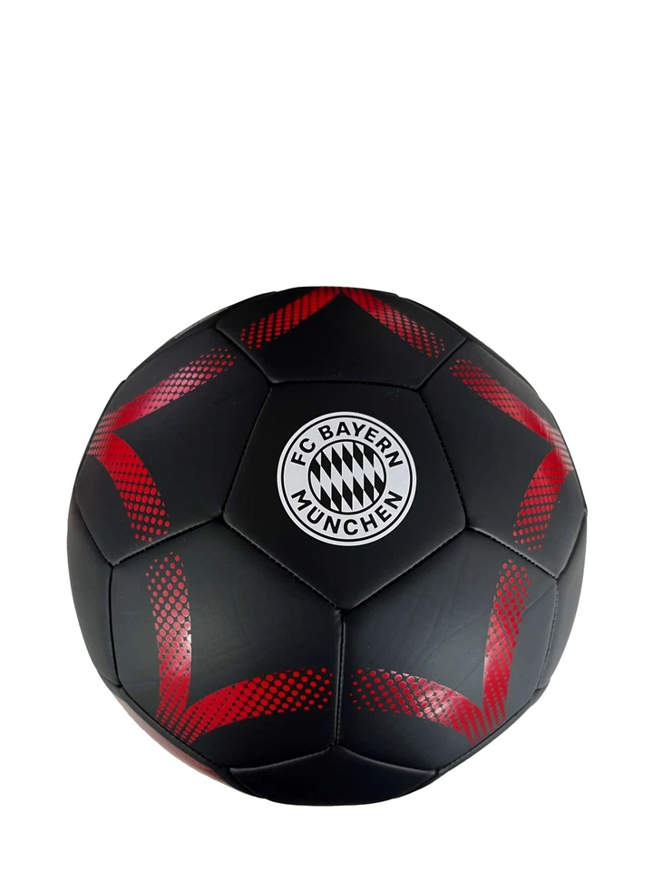 FC Bayern München Ball größe 5 Fußball schwarz/rot Verein Bundesliga FCB