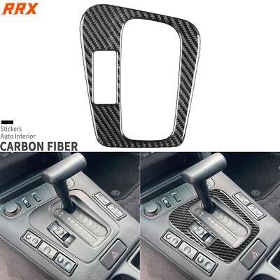 Real Carbon Fiber Console Gear Shift Panel Cover Trim For BMW 3 Series E36 91-99 — 第 1/4 张图片