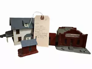 4 Modellismo Treno VINTAGE CASA STANDARD GARAGE ELETTRICO HO 1/87 #4 - Foto 1 di 12
