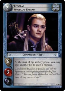 Herr der Ringe LOTR CCG TCG Schatten 11R22 Legolas, Waldabgesandter - Bild 1 von 1