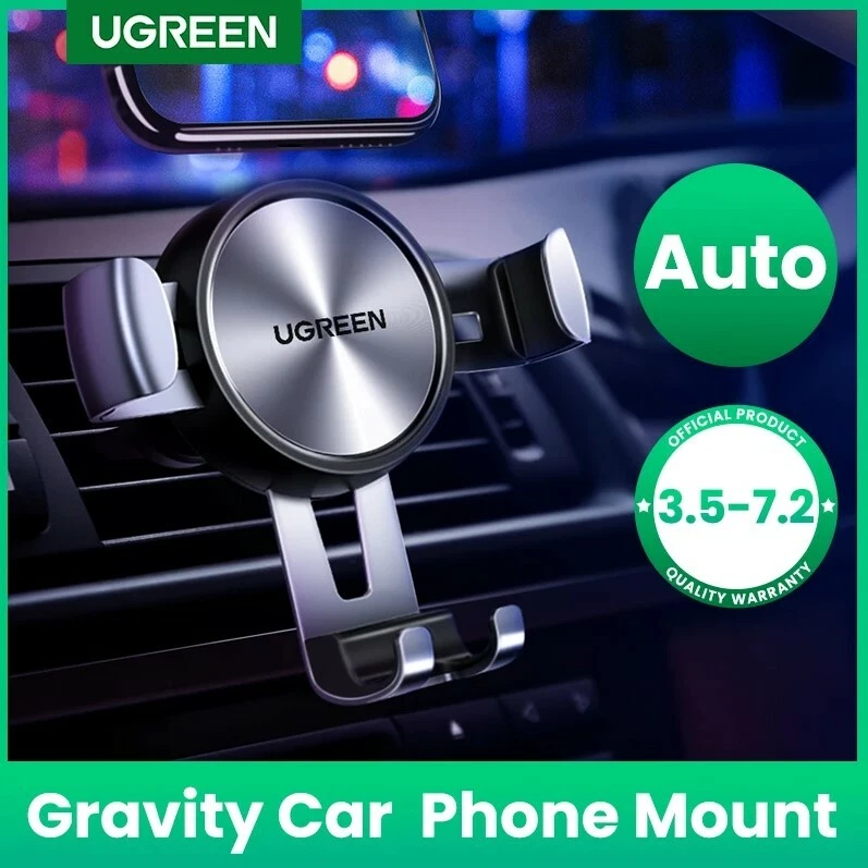 Ugreen Gravity Drive Air Vent Mount Phone Holder (space Gray)