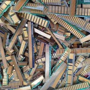 30 Grams Gold RAM Fingers GOLD PLATED FOR SCRAP GOLD RECOVERY - Picture 1 of 8