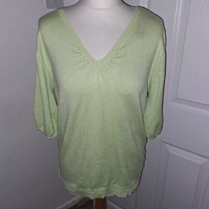 1 PAPAYA pistachio green short sleeve jumper, size 16 - Picture 1 of 4