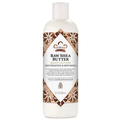 Nubian Heritage Body Lotion Raw Shea Butter, Rejuvenating & Restoring, 13 Ounces - Image 1 of 4