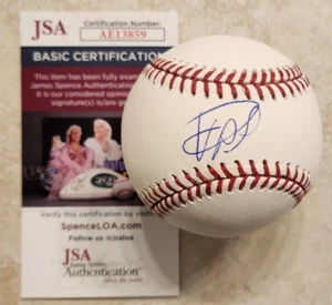 Béisbol oficial firmado por Sandy Alcántara MLB con certificado de autenticidad JSA #AE13859 Miami Marlins - Imagen 1 de 2