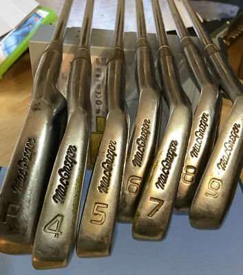 Jack Nicklaus Golden Bear Macgregor 4,5,6,7,8,9w/EP Tourney  RH Tru-Flex Shafts - Image 1 of 4