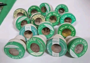 Lot Of 15 Time Delay Type S Fuses 30 Amp New - Picture 1 of 4