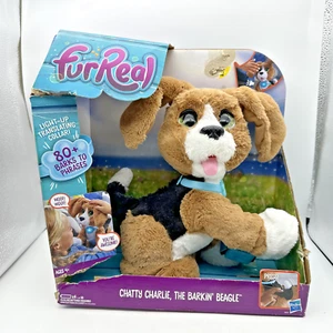 NEW FurReal Friends Chatty Charlie The Barkin' Beagle Toy Dog Interactive Talks! - Picture 1 of 13