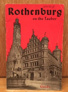 Rothenburg on the Tauber Guide Book German Tourist Book 1975 - Picture 1 of 1
