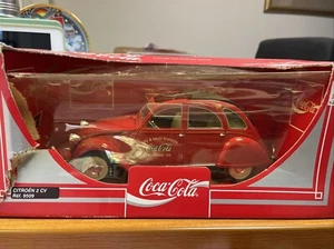 Very Rare Vintage The CocaCola Company Genuine Solide 118 Citroen 2Cv Box Damage - Picture 1 of 6