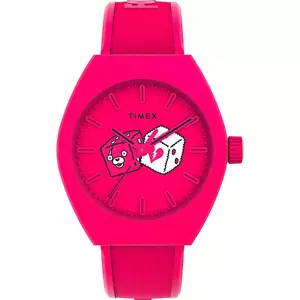 TIMEX X FORTNITE URBAN POP PINK QUARZ UOMO REFERENZA TW2W96800 NUOVO - Imagen 1 de 2