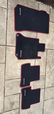 MERCEDES C CLASS W204 07-15 INTERIOR FLOOR AMG CARPET MATS SET A2046844203 - Image 1 of 4