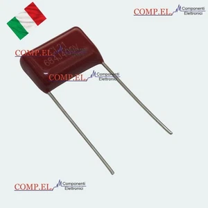 2 pz Condensatore Poliestere Film 680nF 400V MKT 0.68uF 684K P. 22.5mm PANASONIC - Imagen 1 de 1