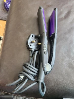 BaByliss 2165BU Ceramic Crimper - Black, Purple Plates,110W,used, Works - Image 1 of 4