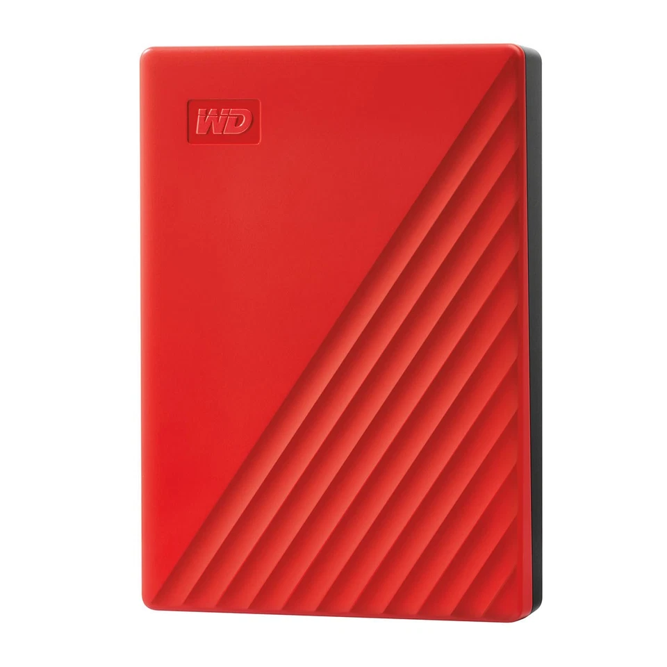 WD My Passport 5TB 2.5” Portable External HDD Red