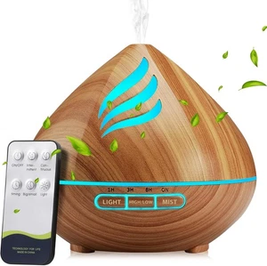 Ätherisches Öl Duft Diffusor: 500ML Aroma Diffuser mit Fernbedienung, große Fr - Bild 1 von 7