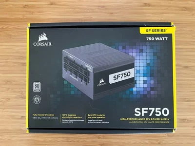 Fuente de alimentación Corsair SF750 750W SFX - clasificación platino - cables completos + caja original Foto 1 de 4