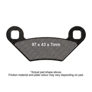 Pastiglie freno EBC M/cycle sinterizzate posteriori sinistra per Polaris Sportsman 1000 XP 2015-19 - Foto 1 di 1