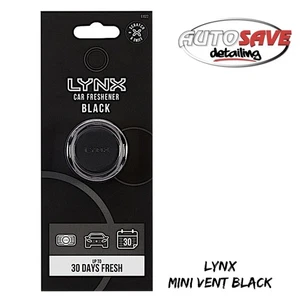 Lynx - Mini Vent Air Freshener Black - Picture 1 of 1