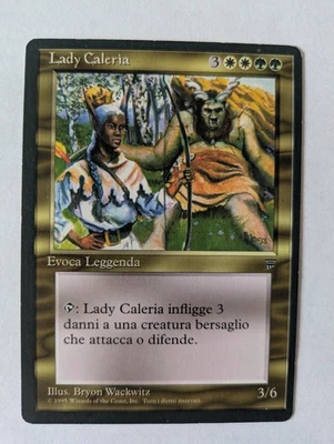 Italian Lady Caleria Legends MTG Exc Free shipping with tracking - Image 1 of 2