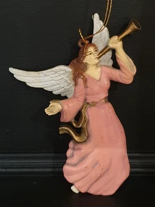 15 Angeli di Natale Vintage Musica da Appendere Tromba Violino Liuto Albero - Foto 1 di 10