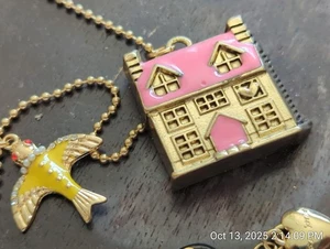 BETSEY JOHNSON CASA ROSA con COLLANA UCCELLINO - Foto 1 di 2