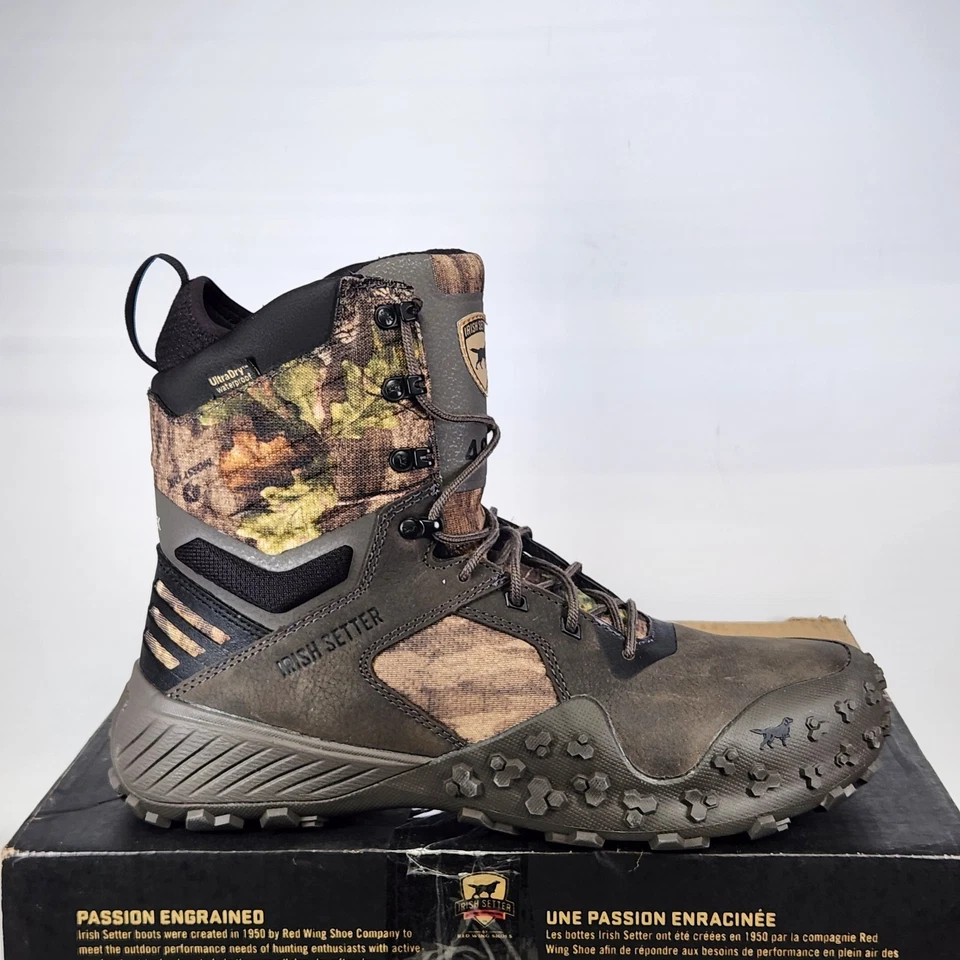 Size 11 - Irish Setter VaprTrek 8" Hunt - Mossy Oak Country Roots - Mens - 3943 - Image 1 of 4