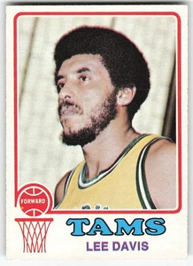 1973-74 Topps #253 Lee Davis BASKETBALL Memphis Tams - Picture 1 of 2