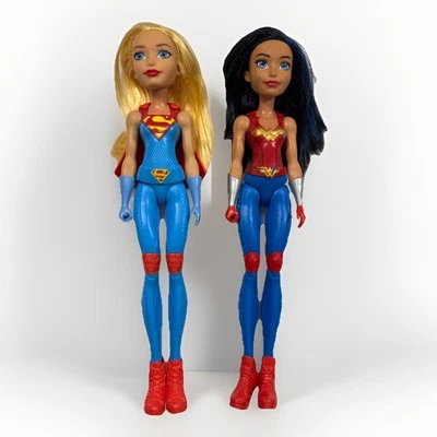 Экшн-фигурка куклы Mattel DC Super Hero Girls 12 дюймов Super Girl Wonder Woman 2015 - Изображение 1 из 4