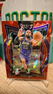 2024-25 Panini Select Basketball LeBron James Concourse Cracked Ice Red - Picture 1 of 2