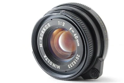 【N MINT+++】Minolta M Rokkor 40mm f/2 Lens Leica M Mount For CLE CL - Image 1 of 4