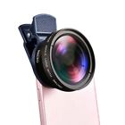 Phone Lens Super Wide-angle + Macro Hd Lens Lens Clip 37mm For Iphone Android