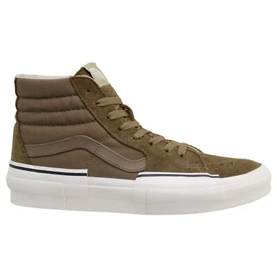 Vans Sk8-Hi Rearrange Suede Canvas High Top Skate Shoes Brown, Mens Womens Sizes - Image 1 of 4