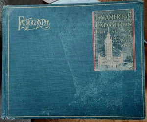 1901 Pan American Exposition Buffalo NY & Niagara Falls Photo Album Color Map - Picture 1 of 22