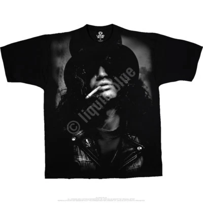 SLASH-TOP HAT-Black T-SHIRT-Yth M,L; S-M-L-XL-2X Guns N Roses,Velvet Revolver - Image 1 of 3
