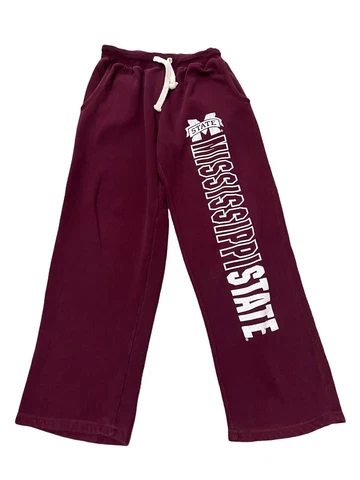 Maroon & C0 Red Mississippi State Sweatpants M 30L Football Athletic Cover