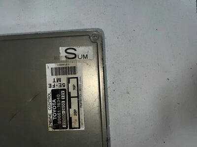 1995 - 1996 年丰田 Tercel MT 发动机控制单元 ECU 8966116340 — 第 1/3 张图片