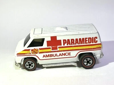 Hot Wheels 1974 Redline Paramedic Super Van White Very Nice !! - Image 1 of 4